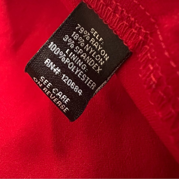 Torrid Textured A-Line Fit & Flare Retro Swing Dress Jester Red Sz 14 - Picture 13 of 15